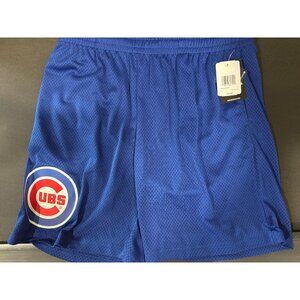 Chicago Cubs New Era Mesh Shorts XL Blue MLB Authentic Licensed